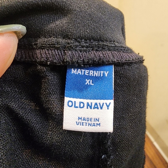 Old Navy Black Pullon Maternity Linen Blend Shorts XL - Picture 2 of 10